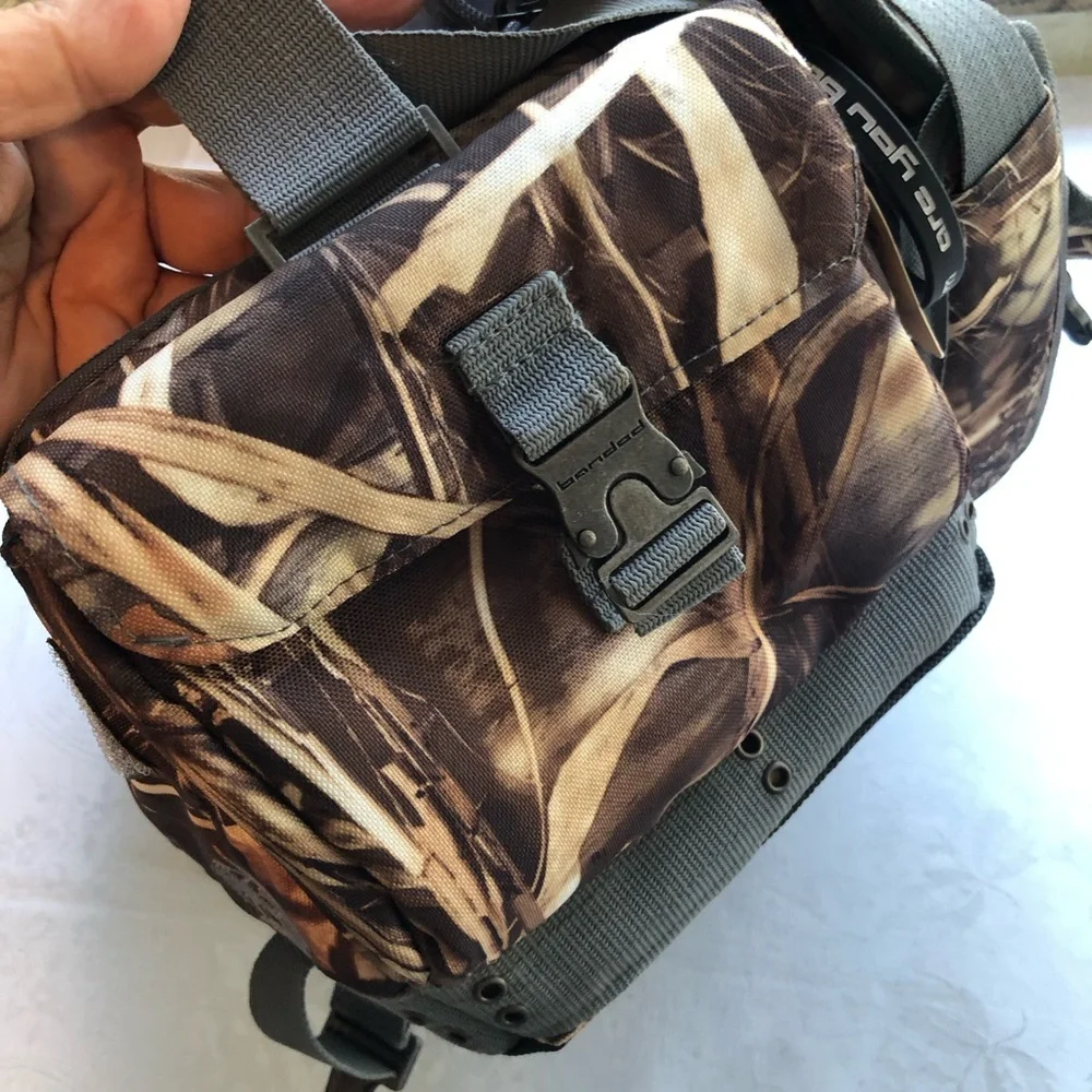 Banded Hammer Floating Blind Olive Green/Tan Camo Duffle Bag Straps NWT Hunting